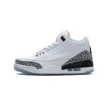 PKGoden Air Jordan 3 Retro Free Throw Line White Cement 923096-101