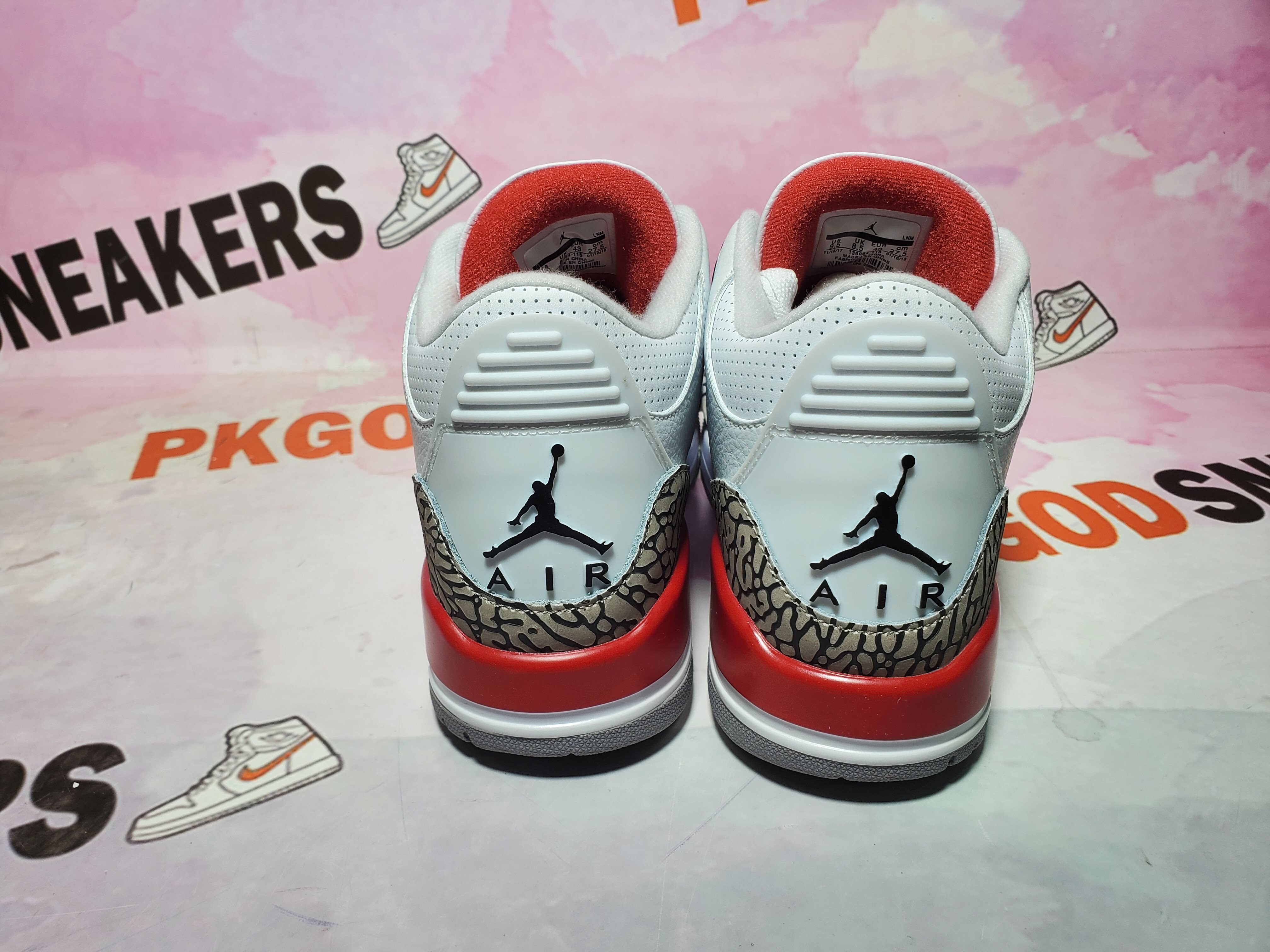 PKGoden Air Jordan 3 Retro Hall of Fame 136064-116