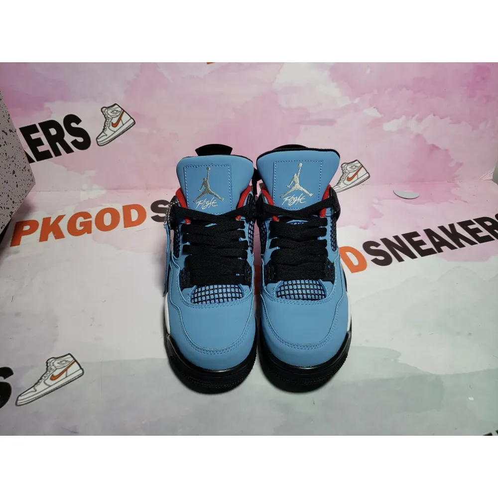 PKGoden Jordan 4 Retro Travis Scott Cactus Jack 308497-406