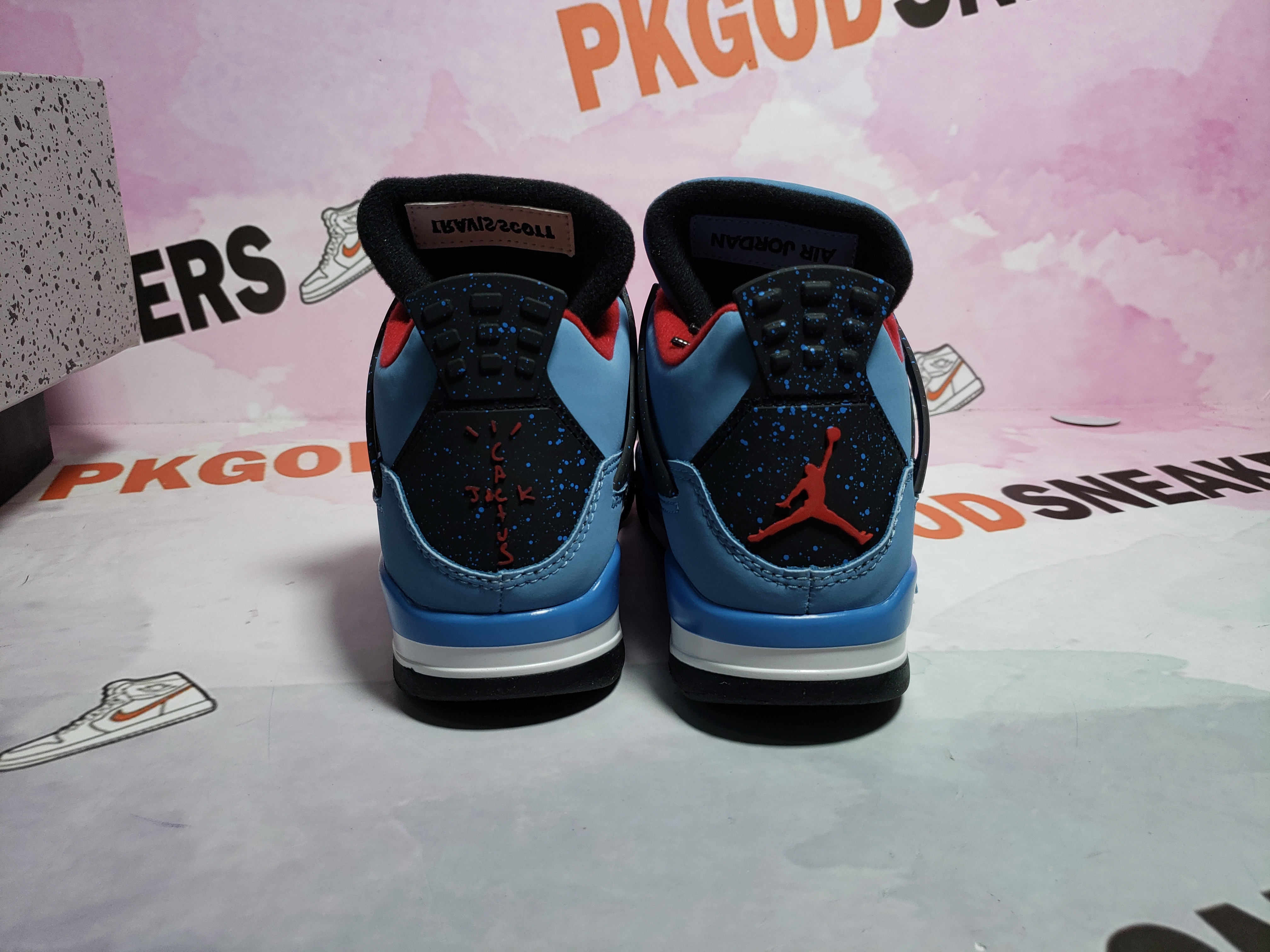 PKGoden Jordan 4 Retro Travis Scott Cactus Jack 308497-406