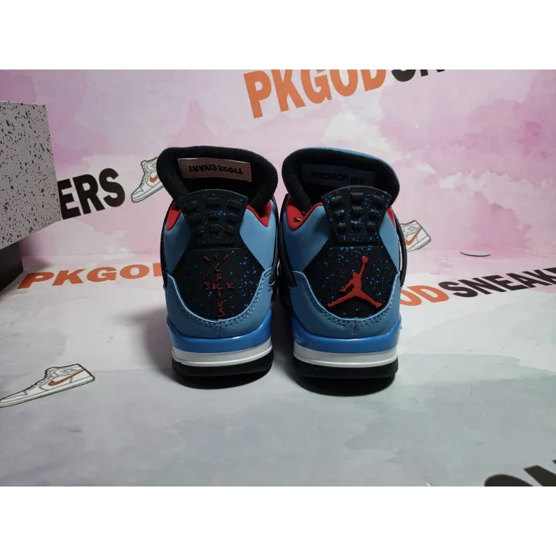 PKGoden Jordan 4 Retro Travis Scott Cactus Jack 308497-406
