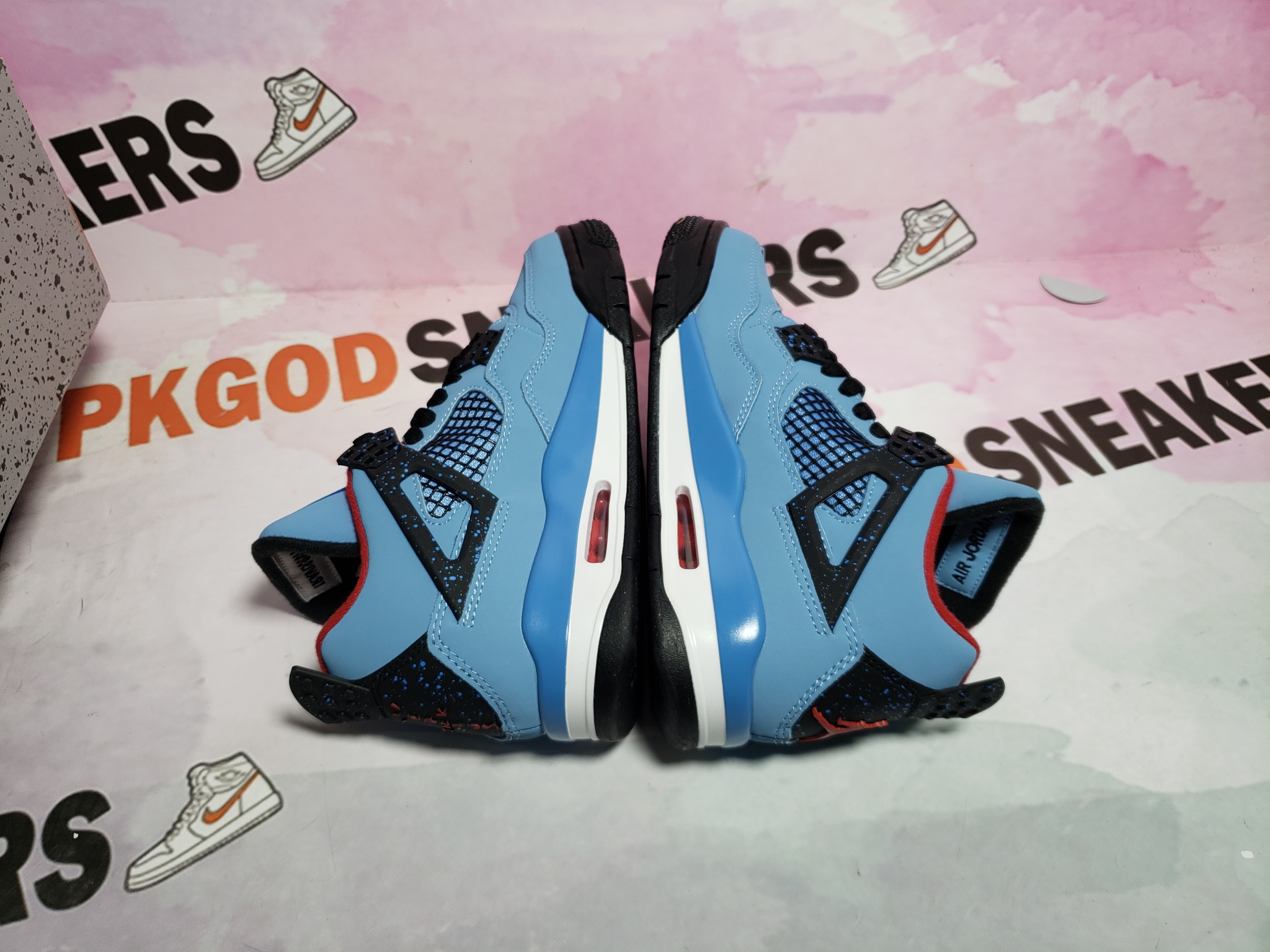 PKGoden Jordan 4 Retro Travis Scott Cactus Jack 308497-406