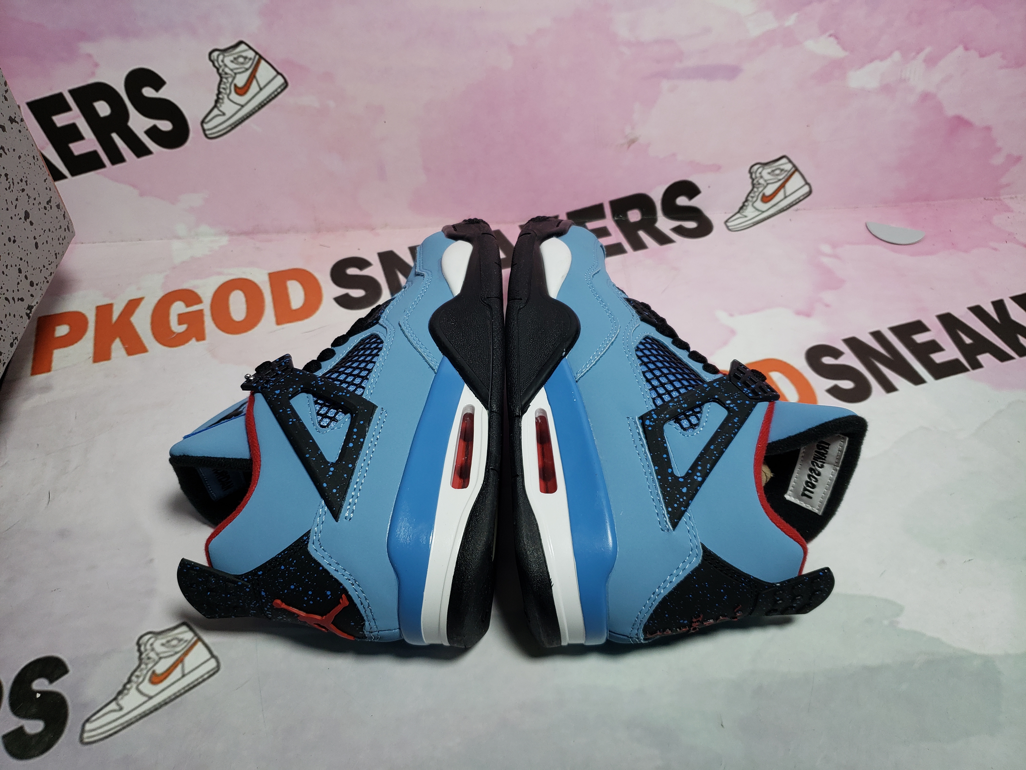 PKGoden Jordan 4 Retro Travis Scott Cactus Jack 308497-406