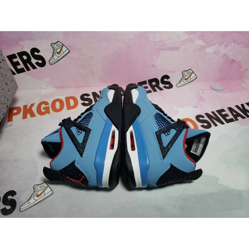 PKGoden Jordan 4 Retro Travis Scott Cactus Jack 308497-406