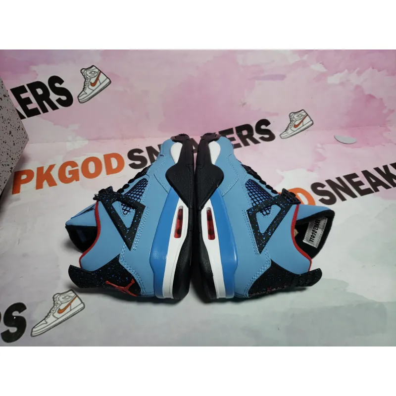 PKGoden Jordan 4 Retro Travis Scott Cactus Jack 308497-406