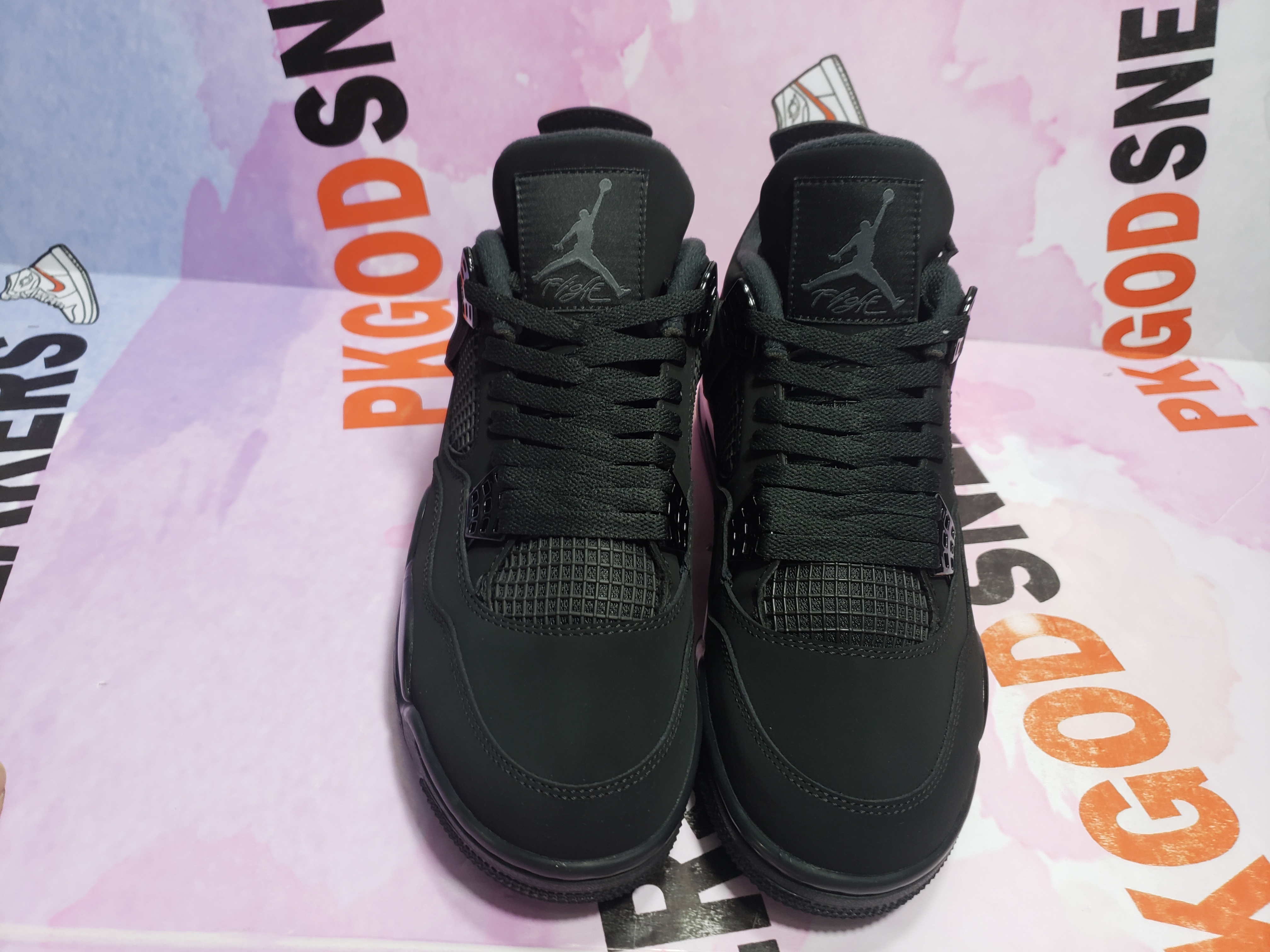  PKGoden Jordan 4 Retro Black Cat (2020) CU1110-010