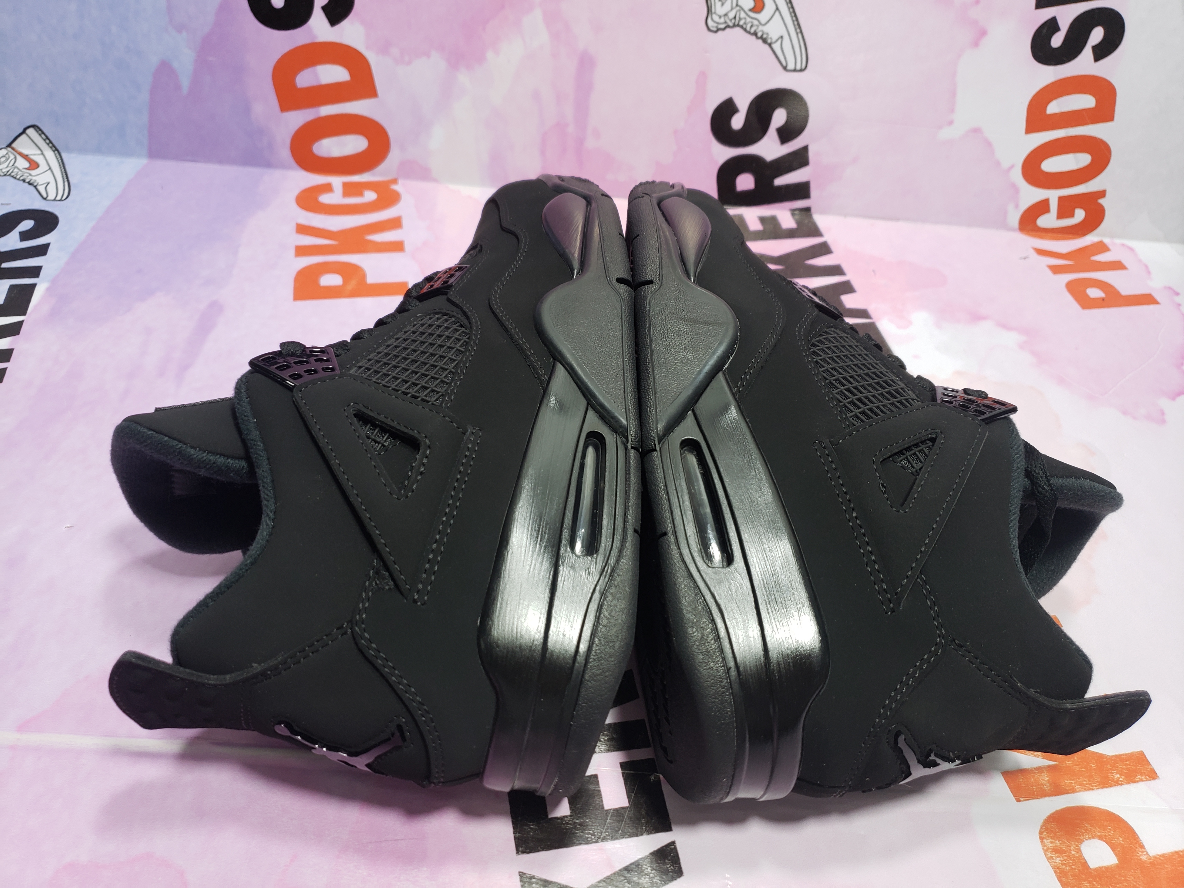  PKGoden Jordan 4 Retro Black Cat (2020) CU1110-010