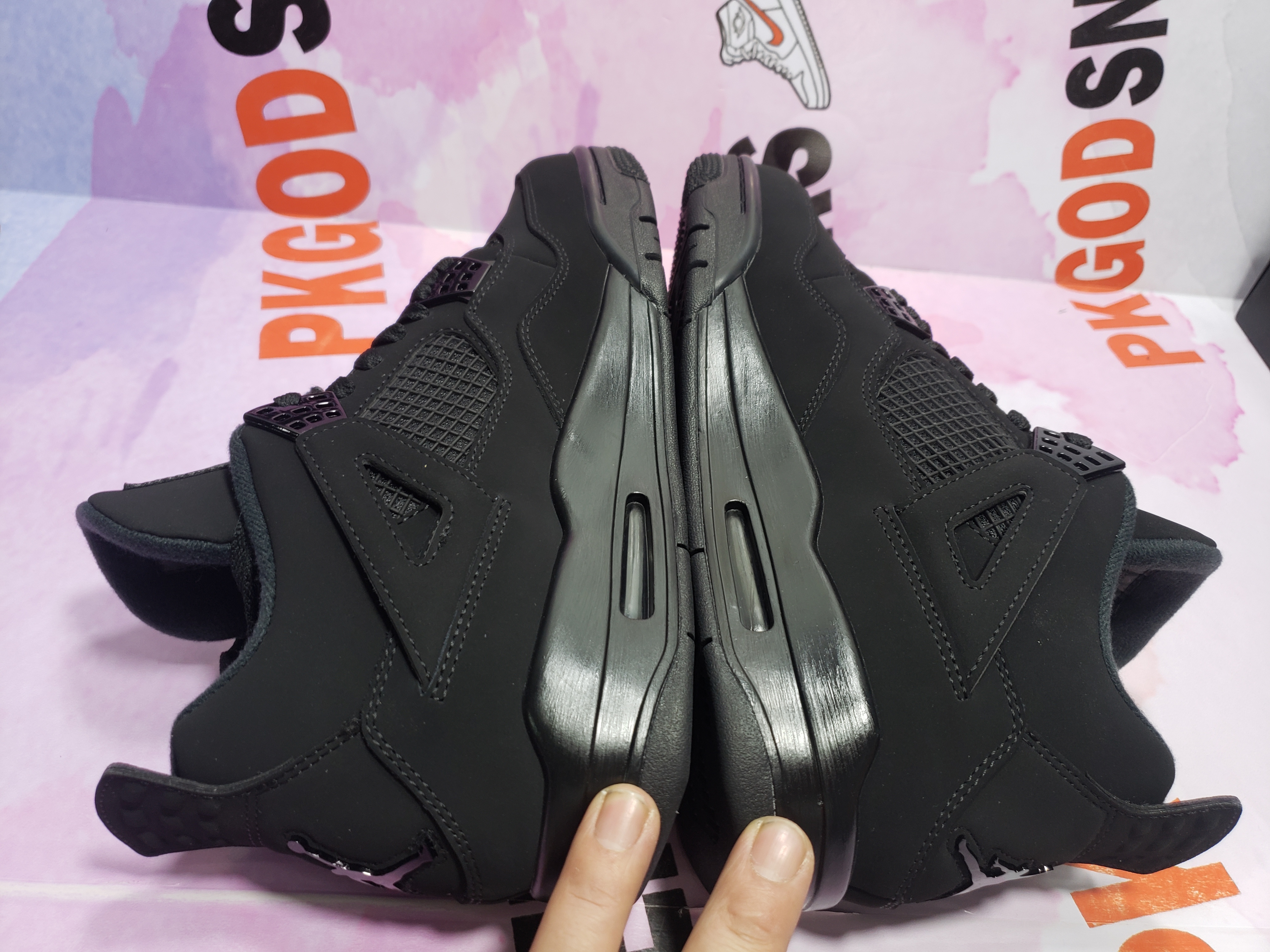  PKGoden Jordan 4 Retro Black Cat (2020) CU1110-010