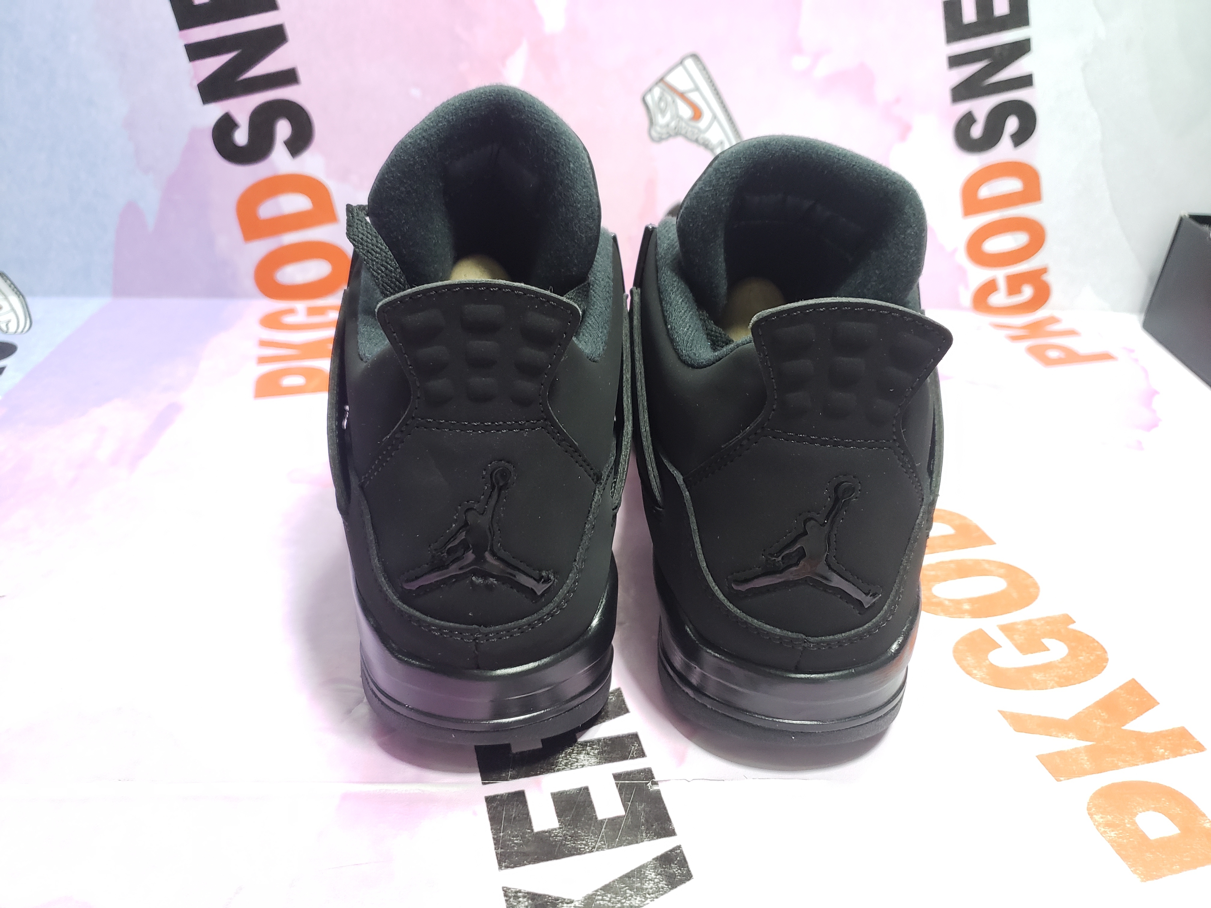  PKGoden Jordan 4 Retro Black Cat (2020) CU1110-010
