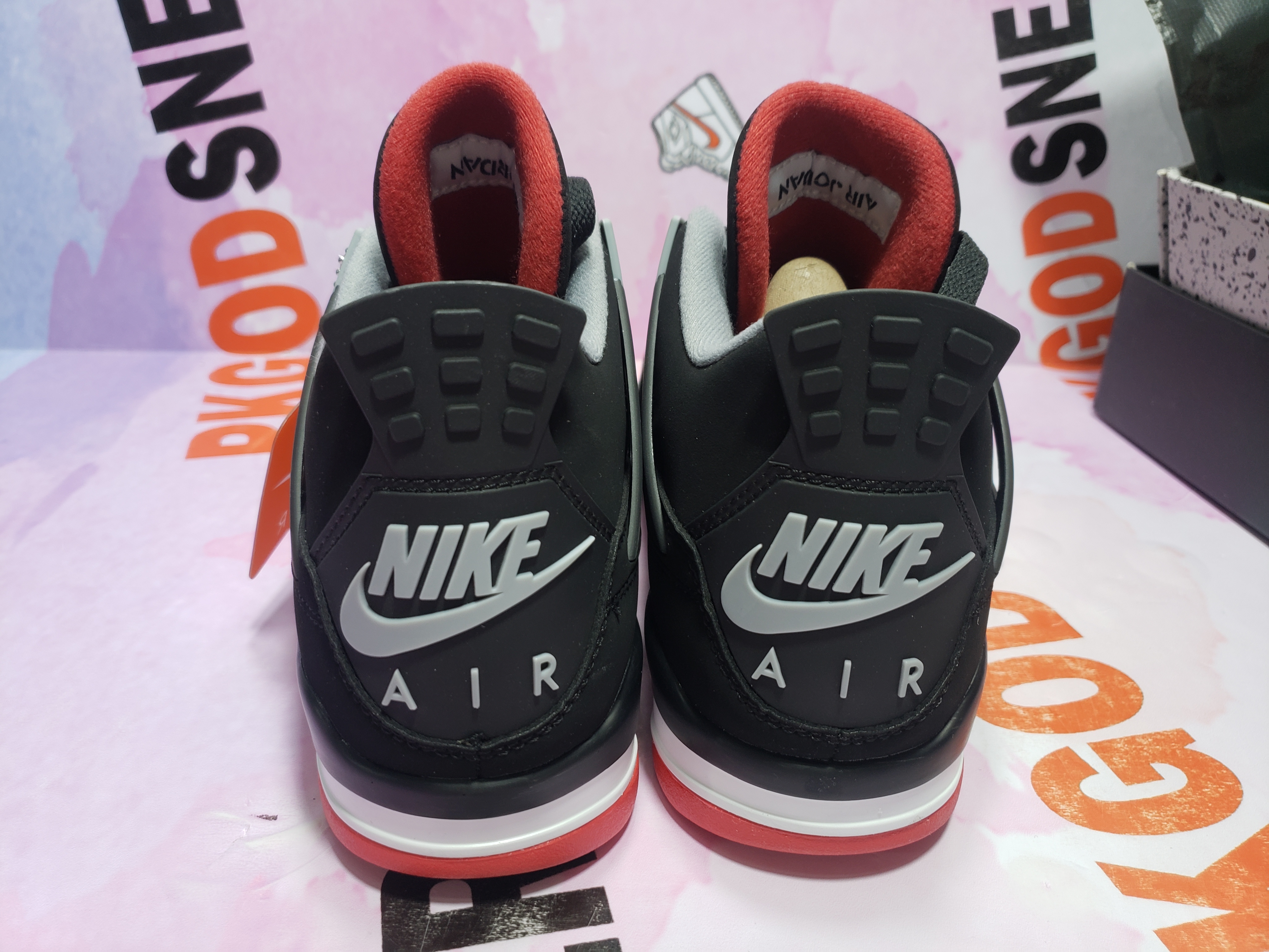 PKGoden Jordan 4 Retro Bred (2019) 308497-060