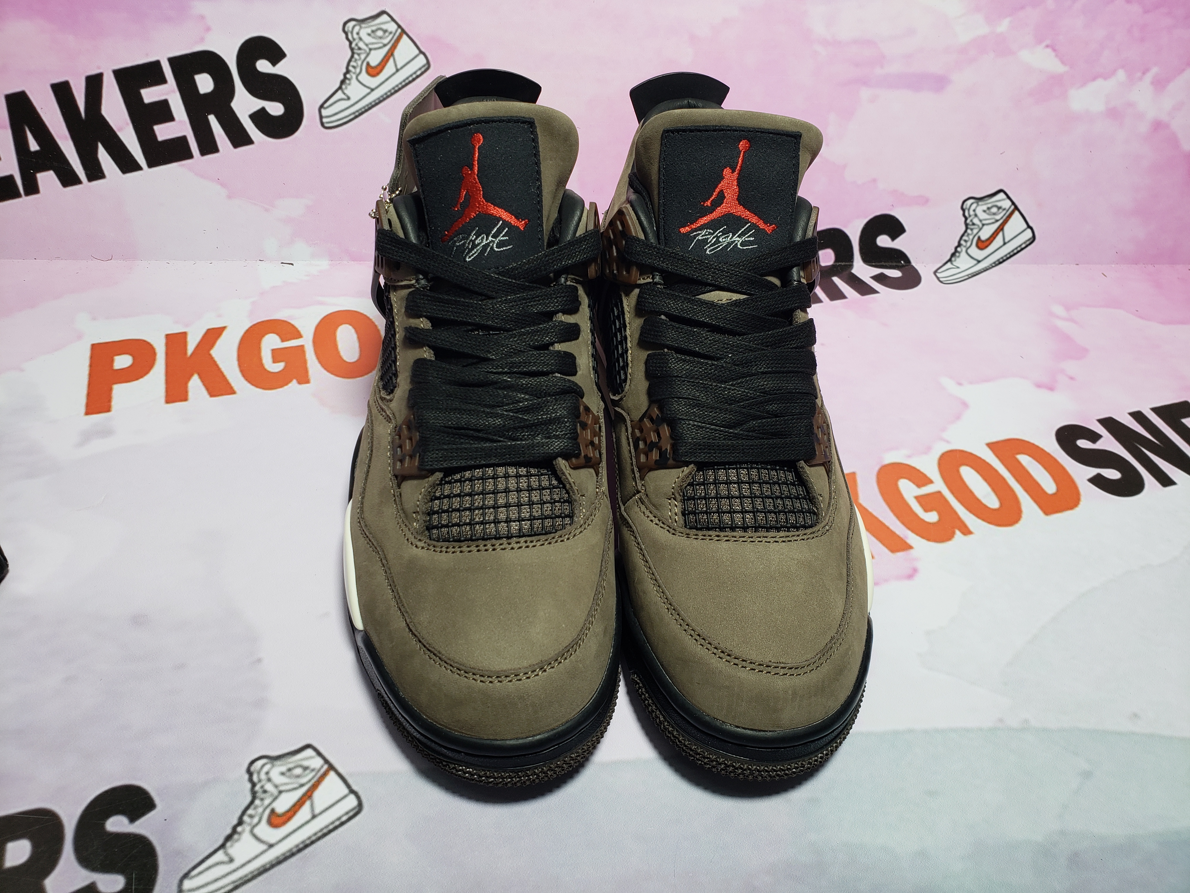 PKGoden Jordan 4 Retro Travis Scott Brown AJ4-882335