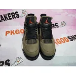 PKGoden Jordan 4 Retro Travis Scott Brown AJ4-882335