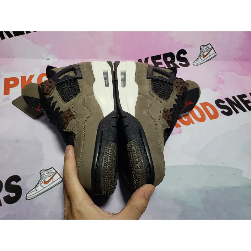PKGoden Jordan 4 Retro Travis Scott Brown AJ4-882335