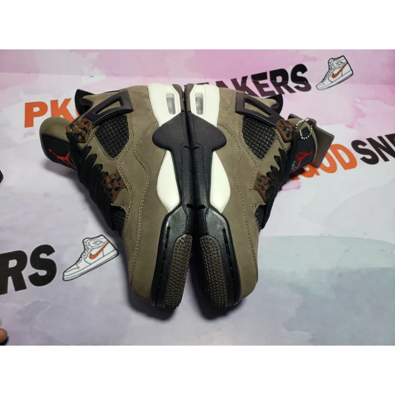 PKGoden Jordan 4 Retro Travis Scott Brown AJ4-882335