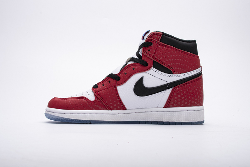 PKGoden Jordan 1 Retro High Spider-Man Origin Story 555088-602