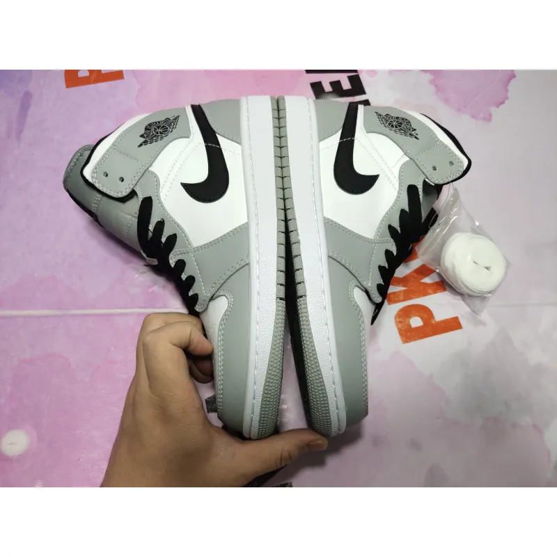 og Jordan 1 Mid Light Smoke Grey 554724-092