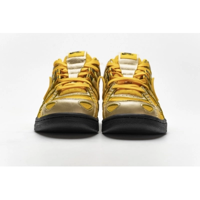 PKGoden Air Rubber Dunk Off-White University Gold CU6015-700 02