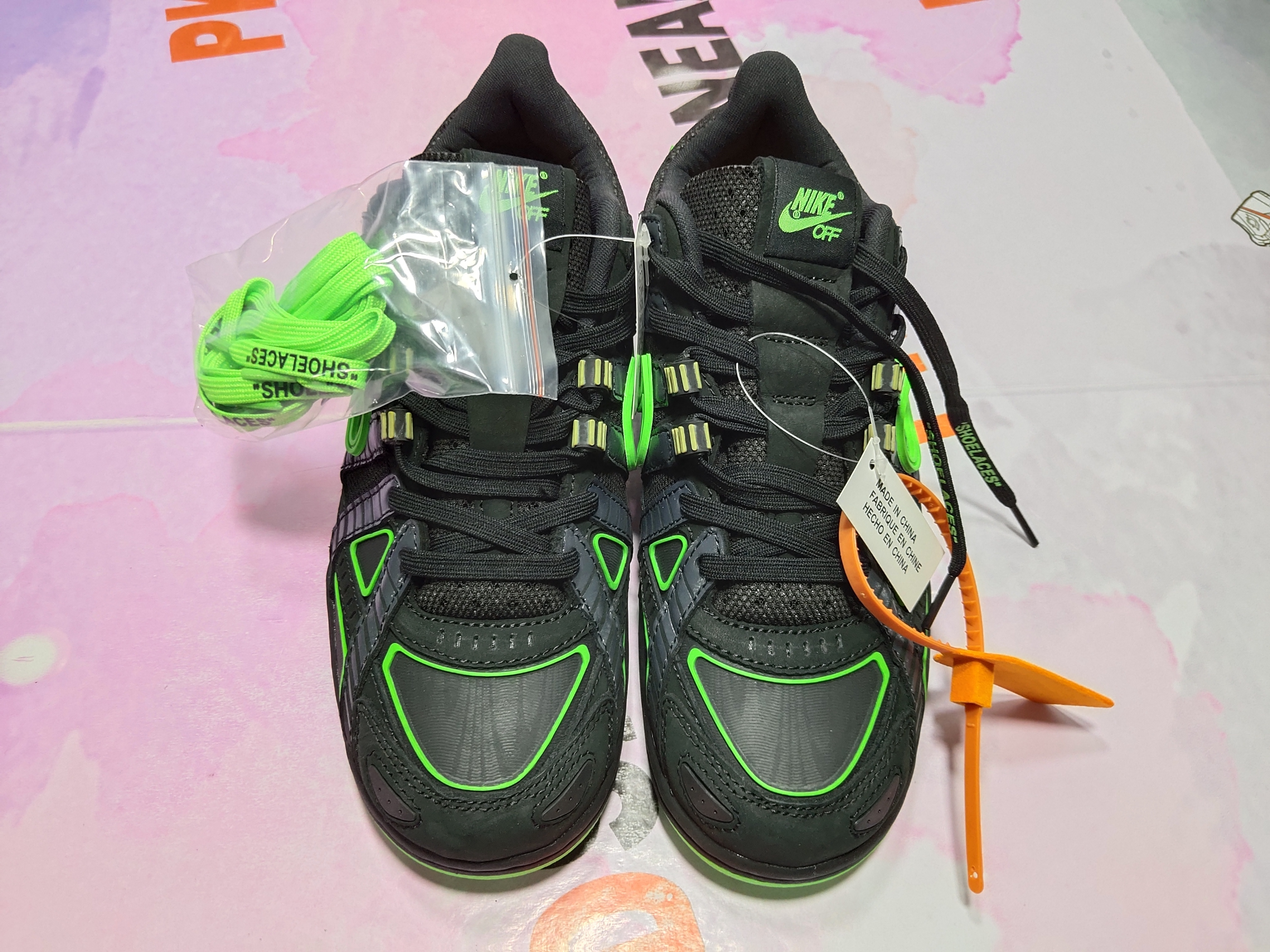 PKGoden Air Rubber Dunk Off-White Green Strike CU6015-001