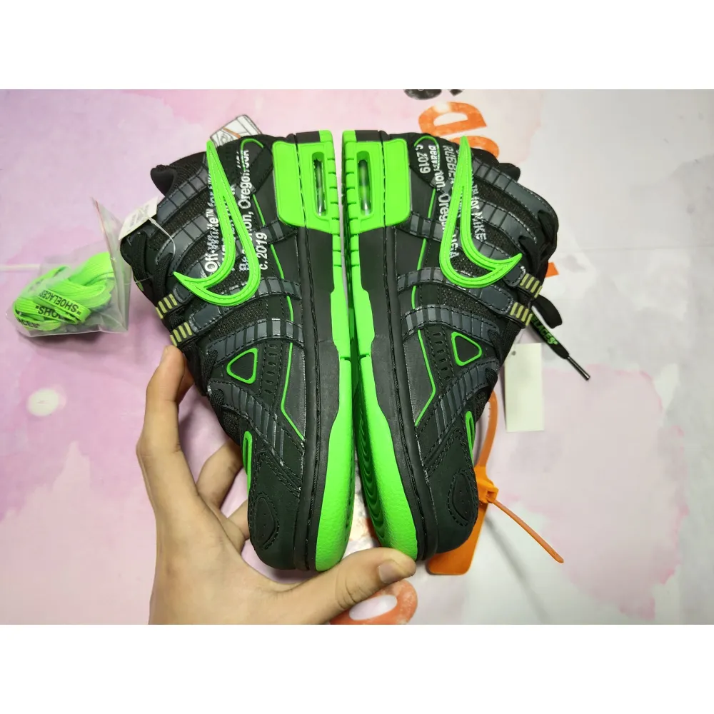 PKGoden Air Rubber Dunk Off-White Green Strike CU6015-001