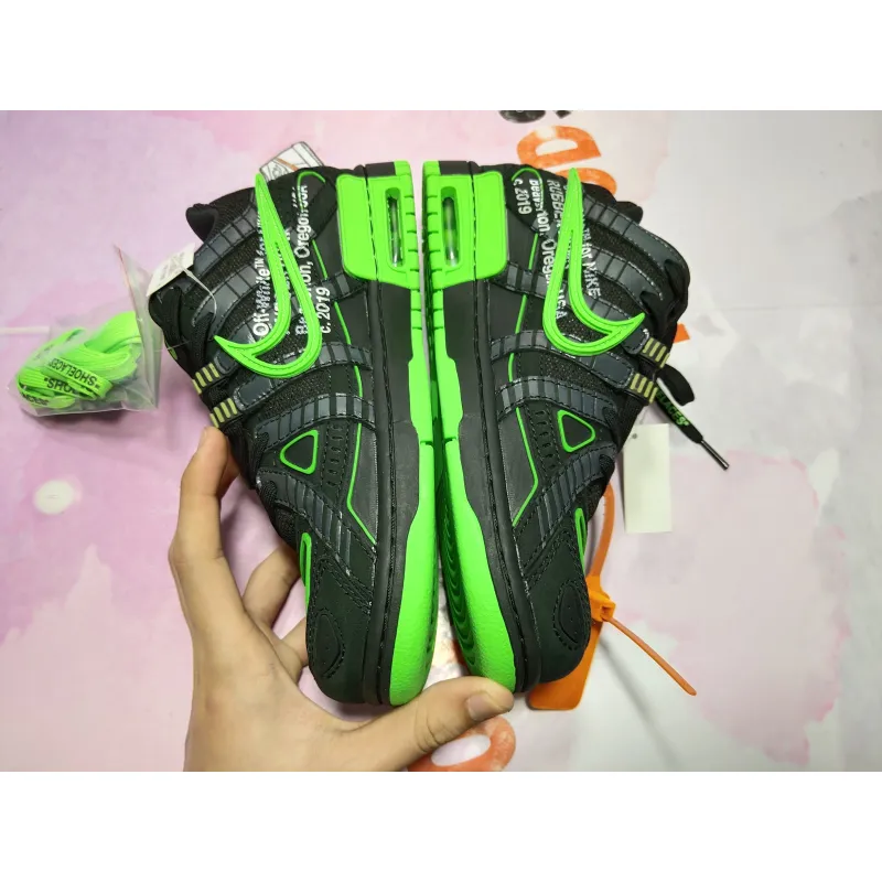 PKGoden Air Rubber Dunk Off-White Green Strike CU6015-001