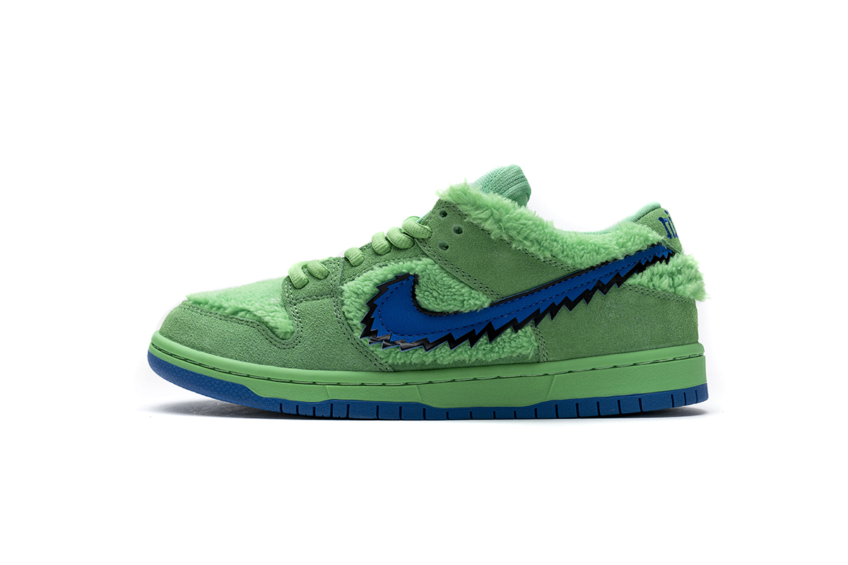 PKGoden SB Dunk Low Grateful Dead Bears Green CJ5378-300
