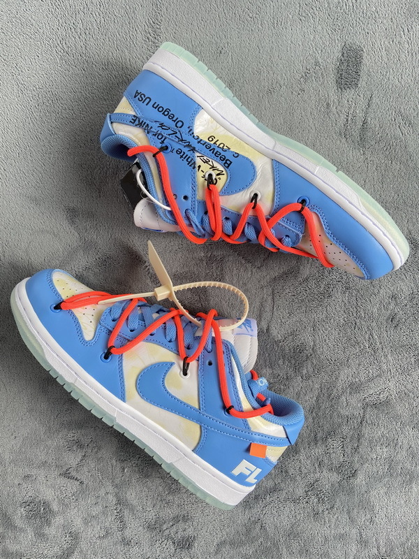 PKGoden OFF-WHITE x Futura x Dunk Low SB UNC DD0856-40
