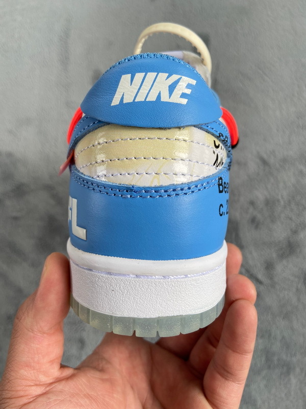 PKGoden OFF-WHITE x Futura x Dunk Low SB UNC DD0856-40