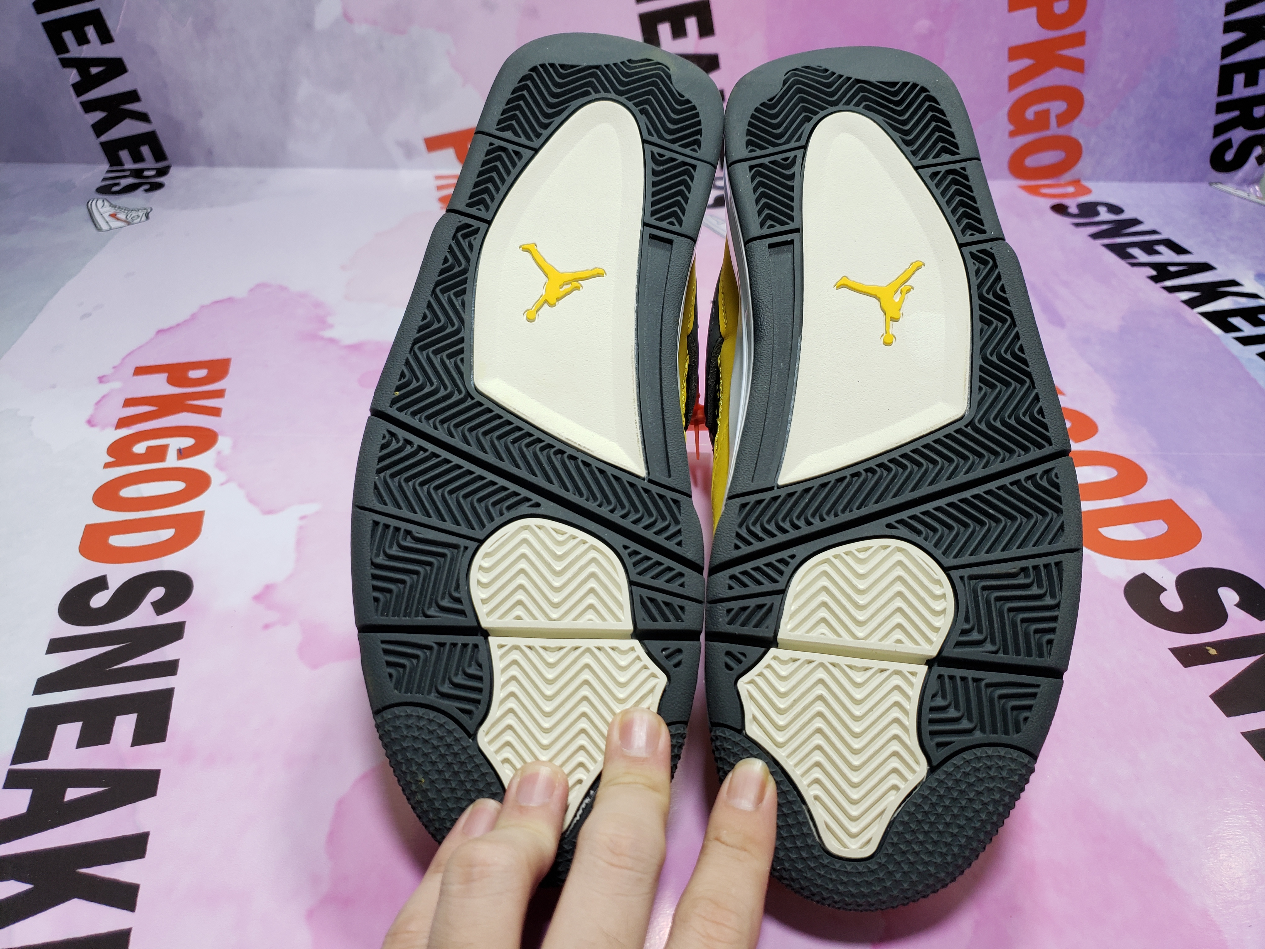 PKGoden Jordan 4 Retro Lightning 314254-702