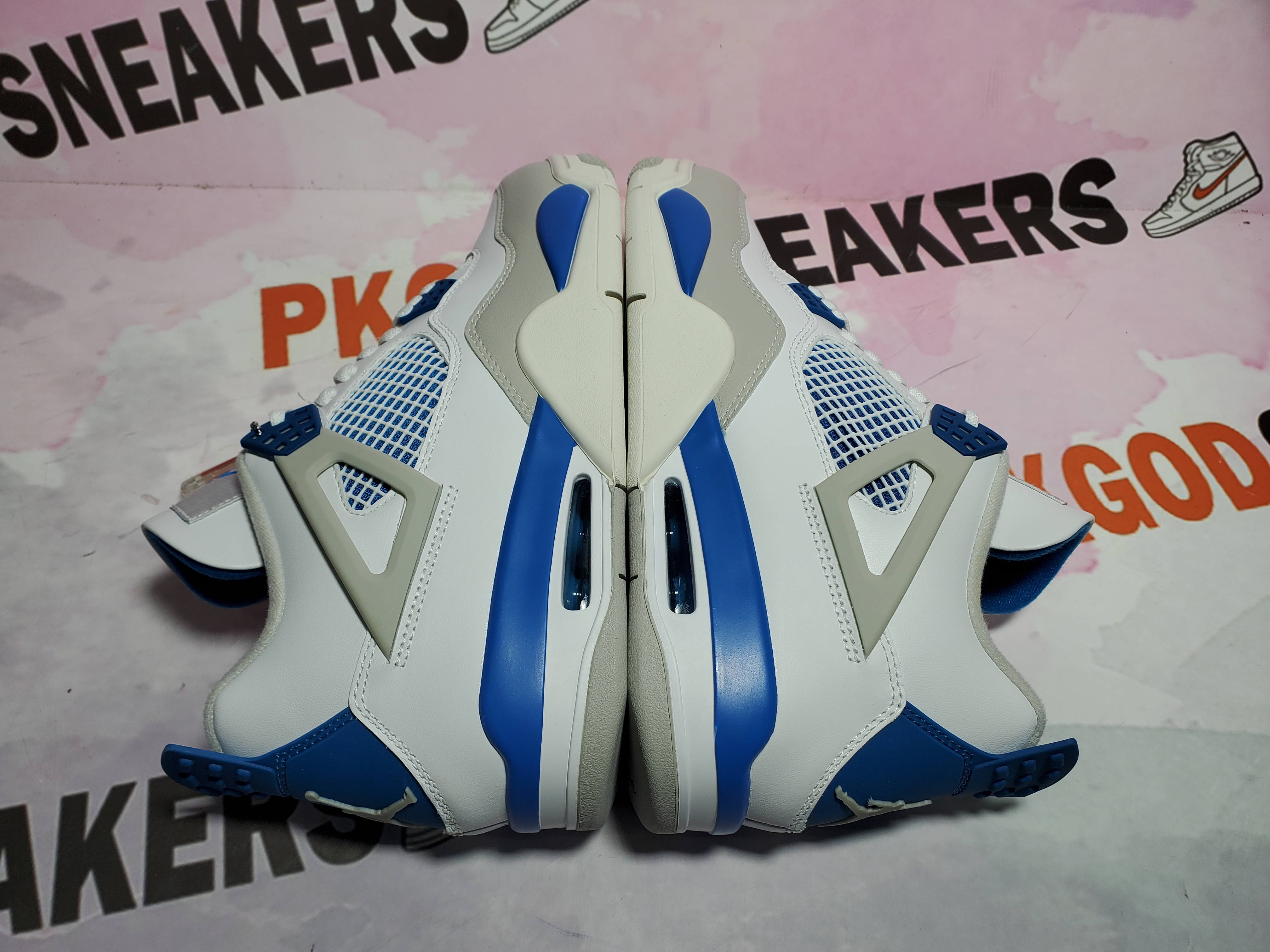 PKGoden Jordan 4 Retro Military Blue  308497-105