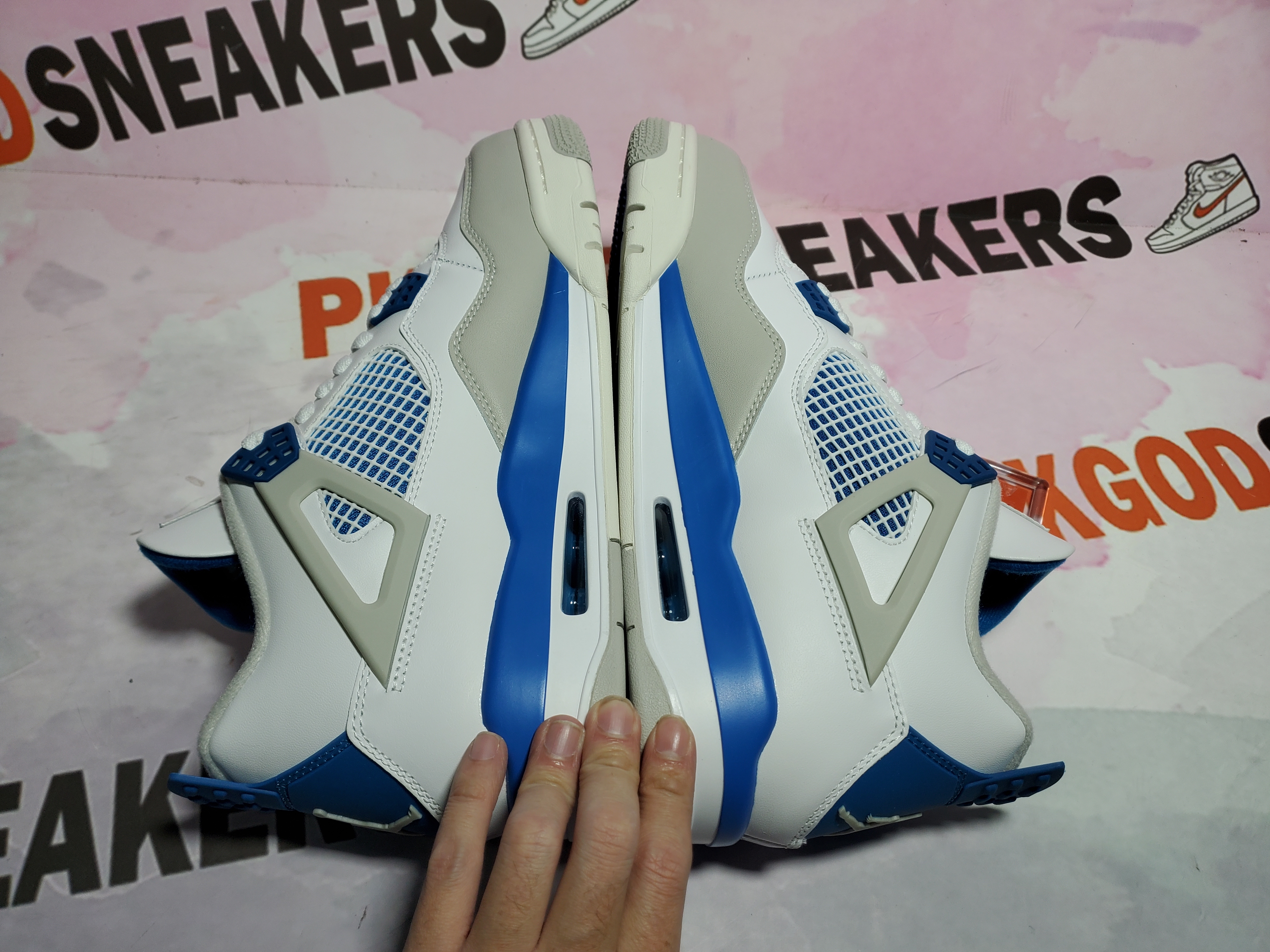 PKGoden Jordan 4 Retro Military Blue  308497-105