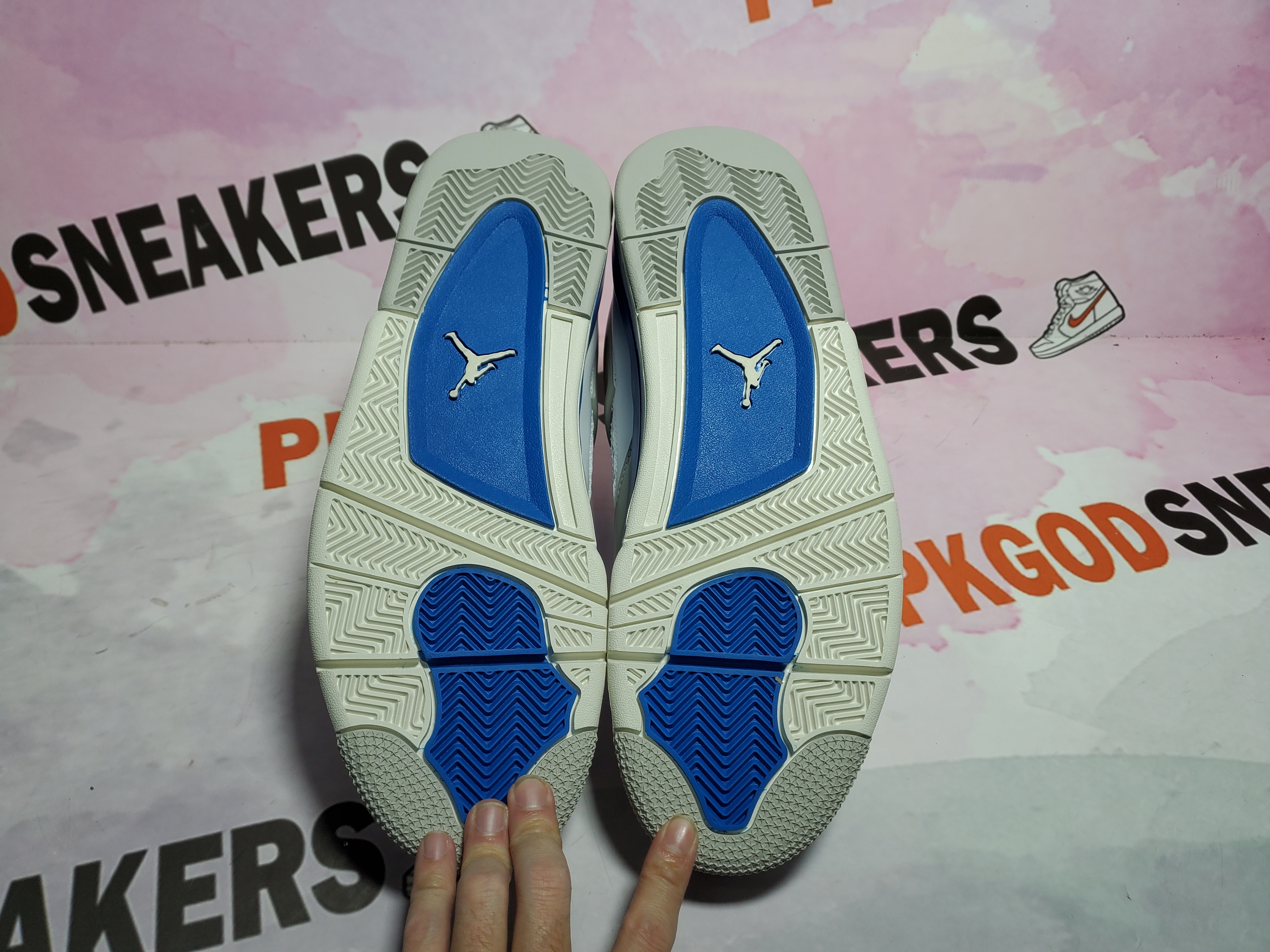 PKGoden Jordan 4 Retro Military Blue  308497-105