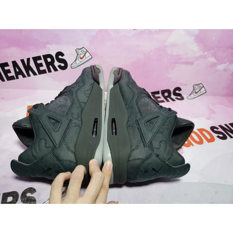 PKGoden Jordan 4 Retro Kaws Black 930155-001