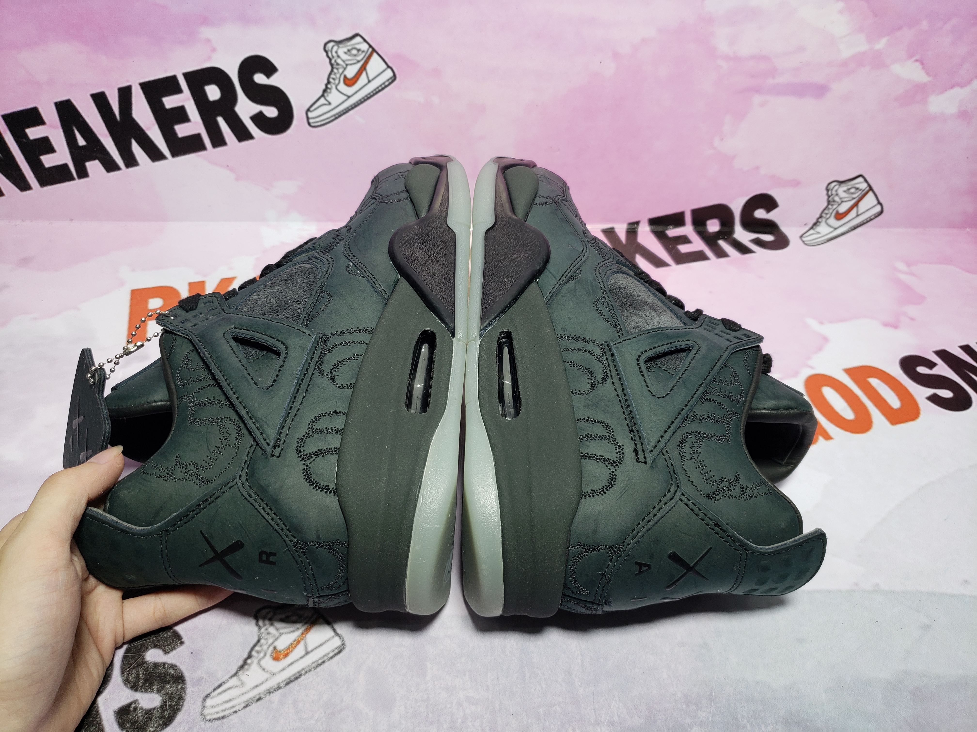 PKGoden Jordan 4 Retro Kaws Black 930155-001