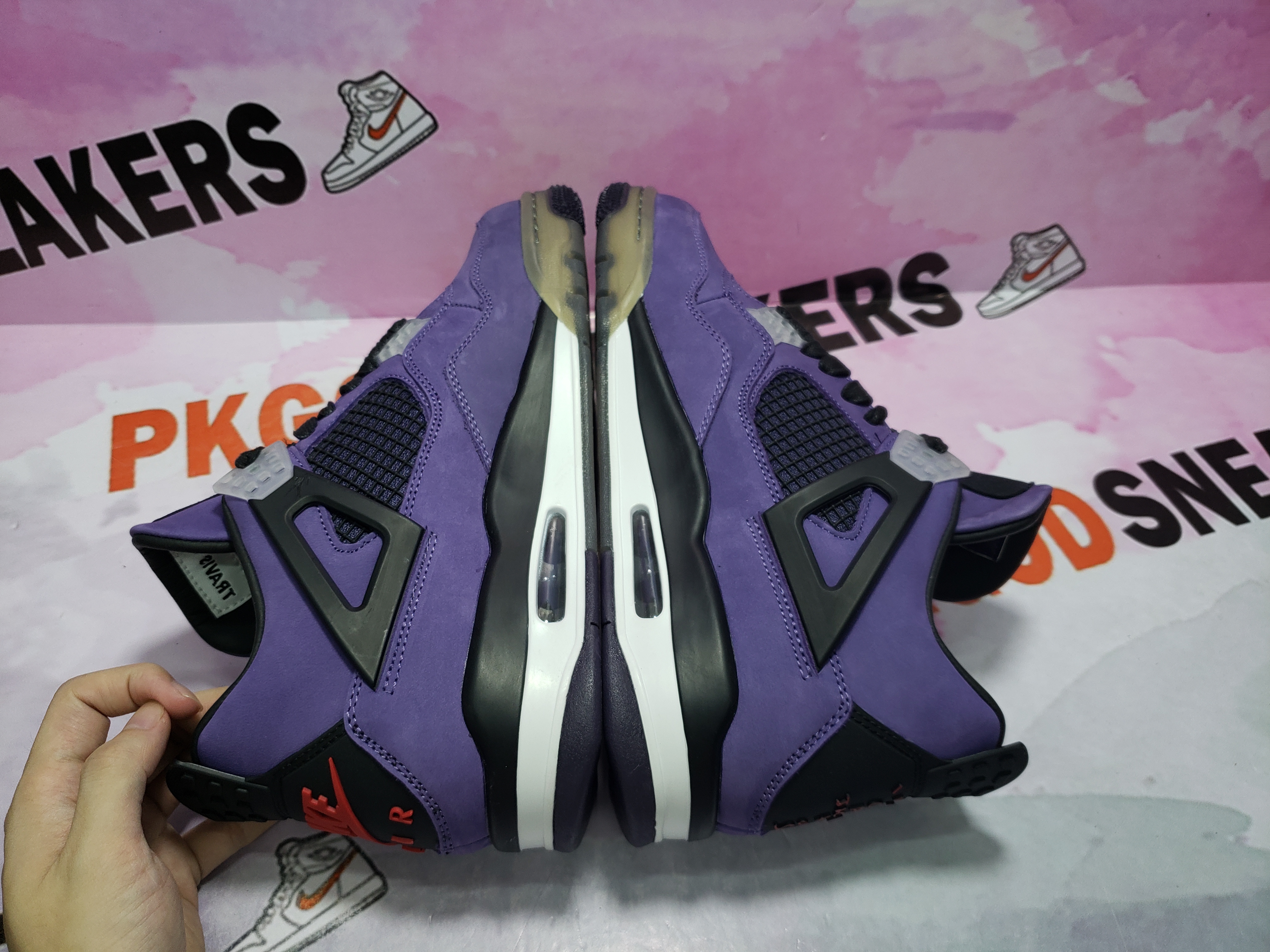 PKGoden Jordan 4 Retro Travis Scott Purple AJ4-766302