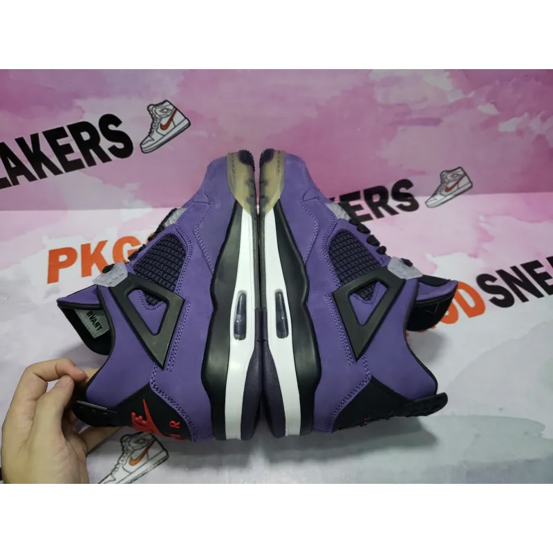 PKGoden Jordan 4 Retro Travis Scott Purple AJ4-766302