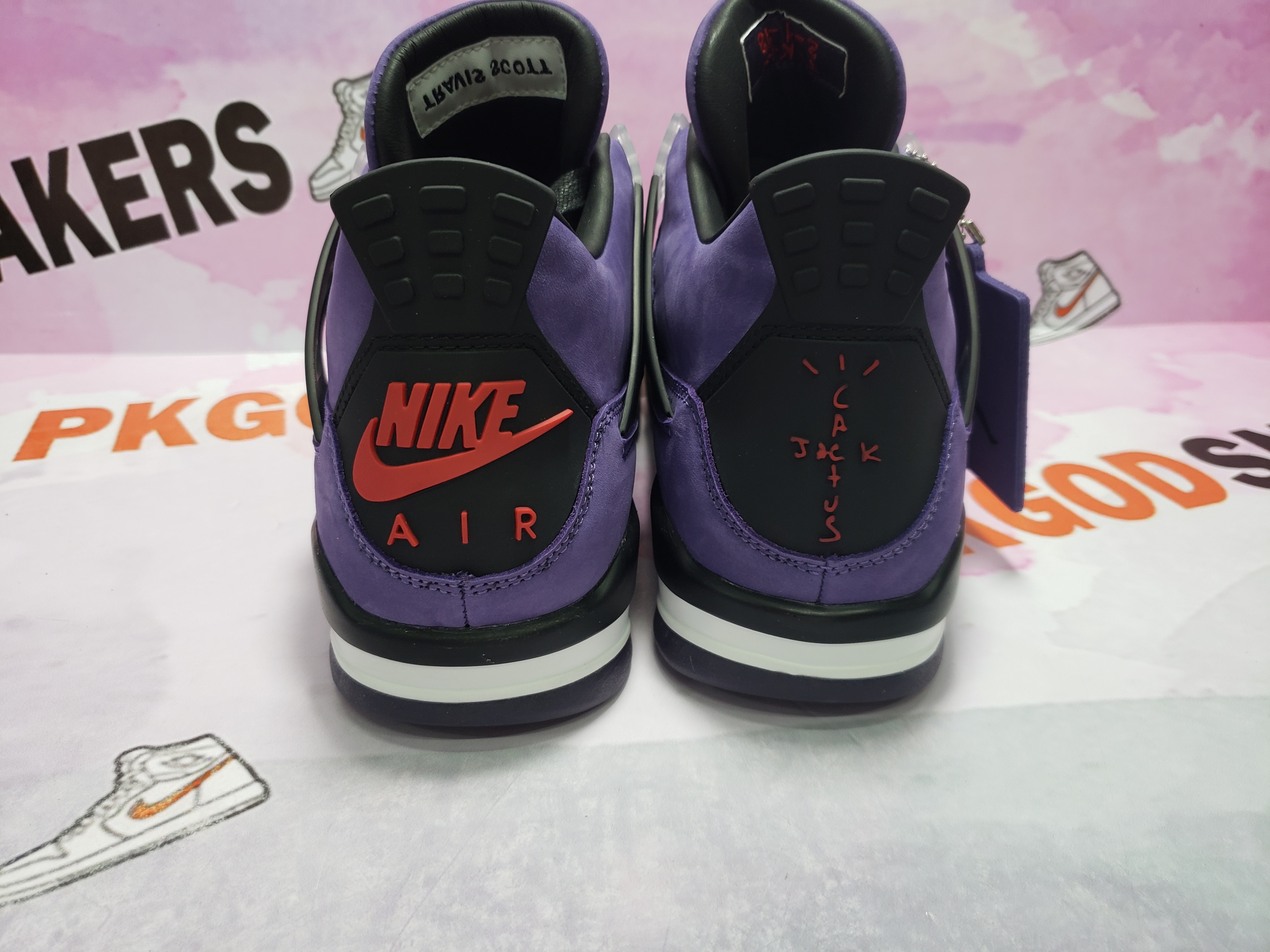 PKGoden Jordan 4 Retro Travis Scott Purple AJ4-766302