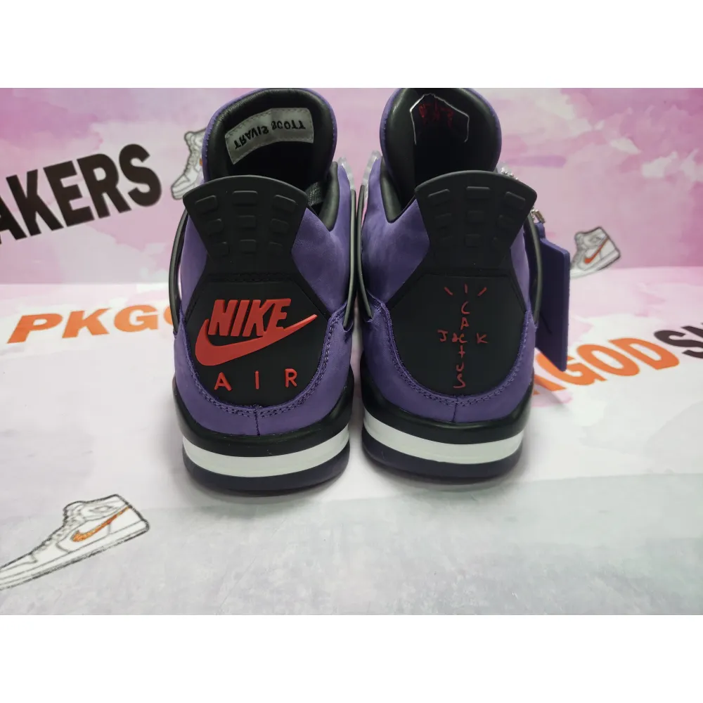 PKGoden Jordan 4 Retro Travis Scott Purple AJ4-766302