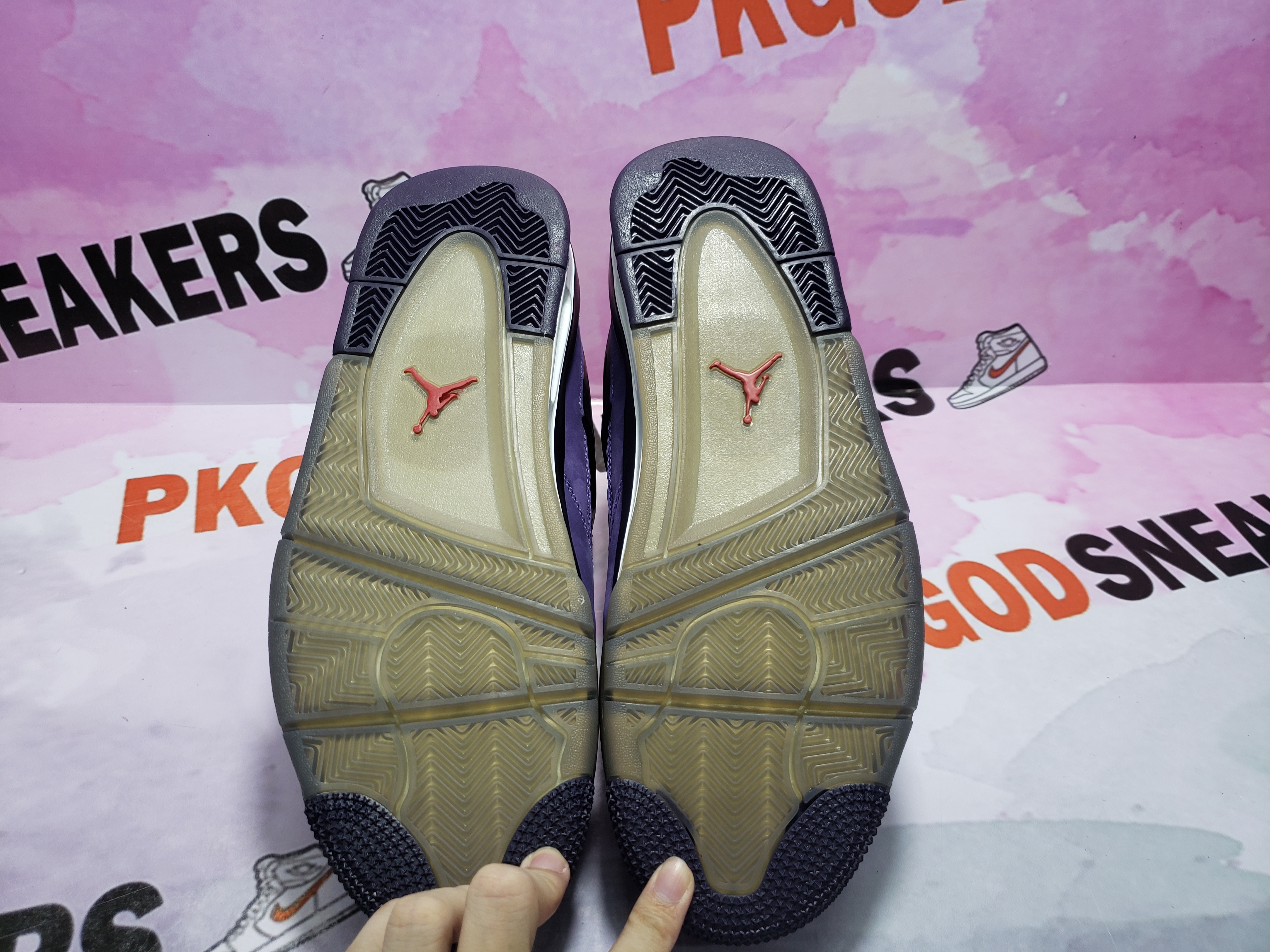 PKGoden Jordan 4 Retro Travis Scott Purple AJ4-766302