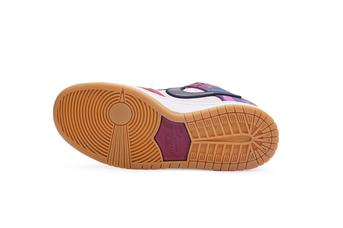 PKGoden SB Dunk Low Pro Parra Abstract Art (2021) DH7695-600