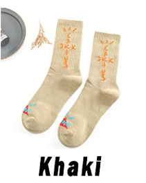 Air jordan 1 Travis Scott Mid-tube Sports Socks