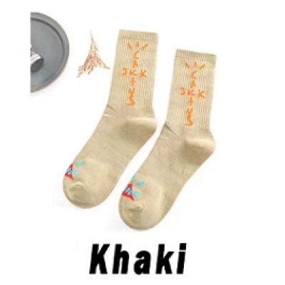 Air jordan 1 Travis Scott Mid-tube Sports Socks 02