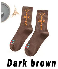 Air jordan 1 Travis Scott Mid-tube Sports Socks