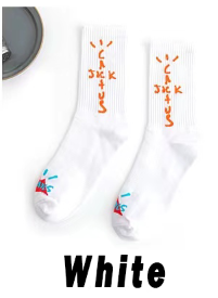 Air jordan 1 Travis Scott Mid-tube Sports Socks