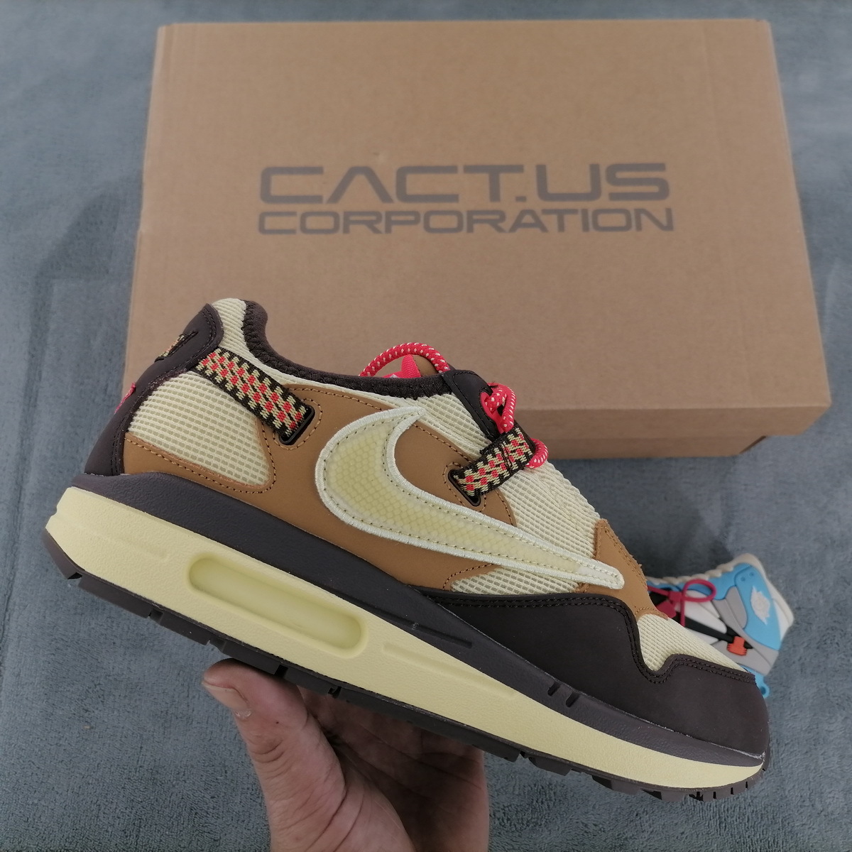 PKGoden Air Max 1 Travis Scott Cactus Jack Baroque Brown DO9392-200