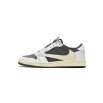 PKGoden Jordan 1 Low White Brown Barb x Travis Scott DM7866-162