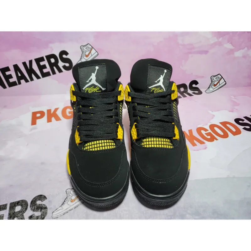 PKGoden Jordan 4 Retro Thunder 308497-008