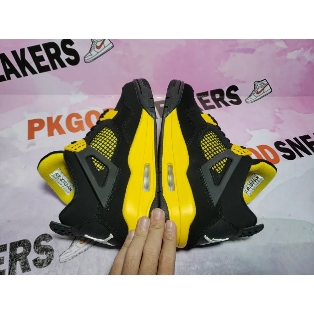 PKGoden Jordan 4 Retro Thunder 308497-008