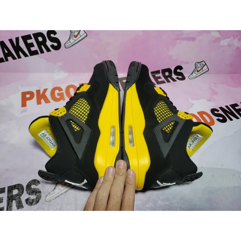 PKGoden Jordan 4 Retro Thunder 308497-008