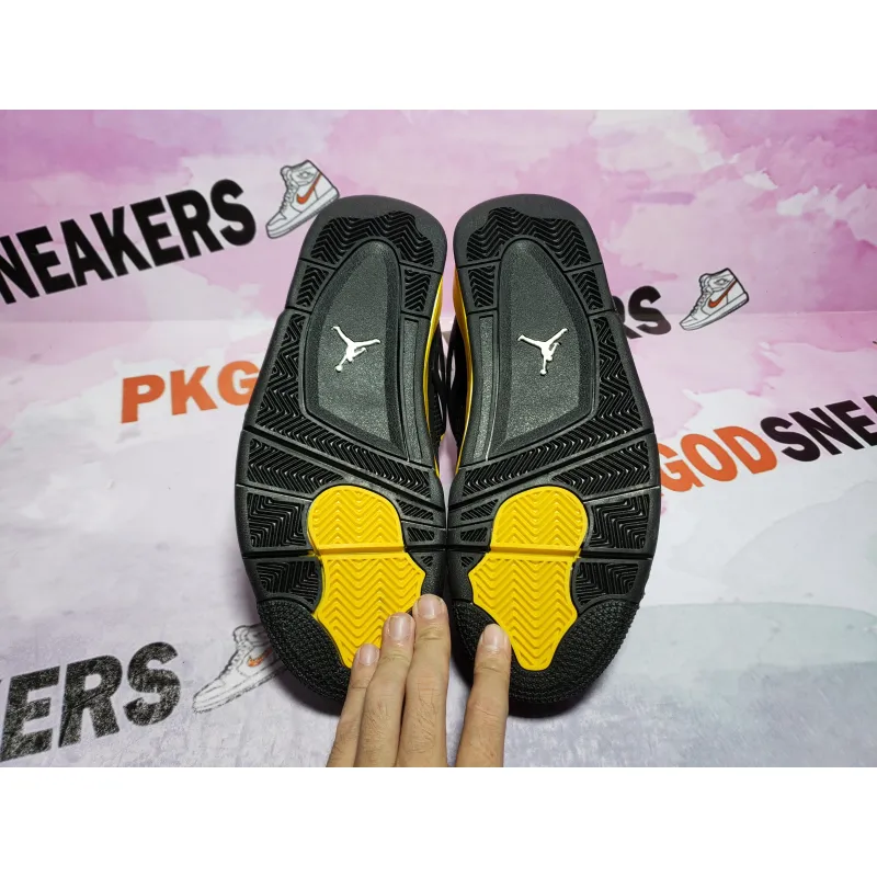 PKGoden Jordan 4 Retro Thunder 308497-008