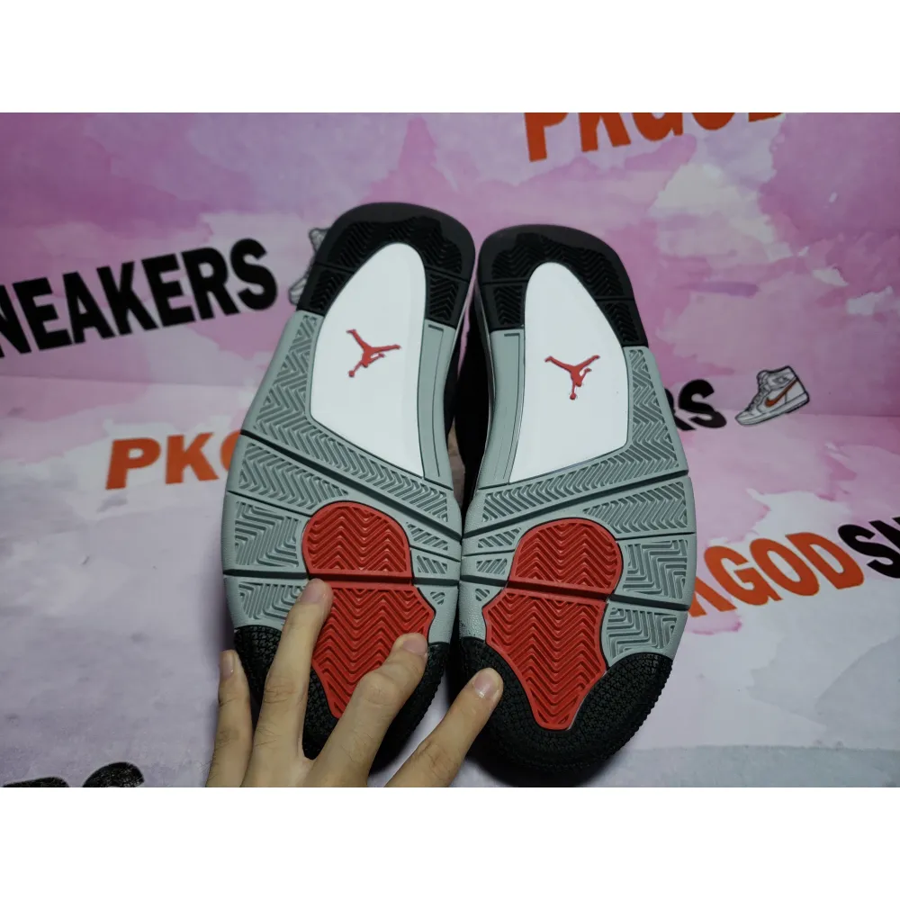 PKGoden Jordan 4 Retro Black Canvas DH7138-006
